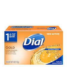 I use dial soap, the vitamins bar (it's also goldish color). Dial Antibacterial Deodorant Bar Soap Gold 4 Oz
