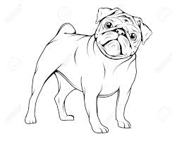 Use them in commercial designs under lifetime, perpetual & worldwide rights. Adorable Pug Puppies Humor Poster T Shirt Composition Hand Drawn Style Print Cute Dog Of Pug Breed Portrait Of The Dog Cute Friendly Fat Chubby Fawn Sitting Pug Puppy Dogs Pets Animal Royalty