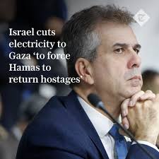 🇮🇱 Eli Cohen gives instructions to stop selling power to the Palestinian  territory as part of 'hell plan' as ceasefire talks are delayed Find out  more ⬇️  https://www.telegraph.co.uk/world-news/2025/03/09/israel-cuts-electricity-to-gaza-hamas  ...