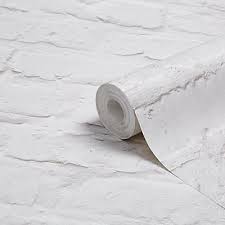 See more ideas about painted brick walls, painted brick, white brick. Colours White Painted Brick Embossed Wallpaper Diy At B Q