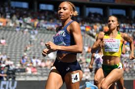 Elle a pulvérisé son propre record du monde en 8'04''79. Championnats D Europe Renelle Lamote En Argent Sur 800m L Equipe