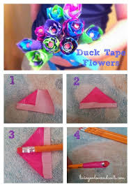 Maybe you would like to learn more about one of these? Easy Diy Gift Idea How To Make Duct Tape Flowers Duct Tape Flowers Easy Diy Gifts Duct Tape