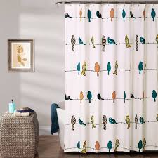 Shower curtains and shower curtain liners are highly functional when you want to keep your bathroom clean. Rowley Birds Shower Curtain Orange Blue Lush Decor Target