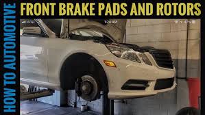 How to Change Brake Pads on Mercedes E Class W212 - YouTube