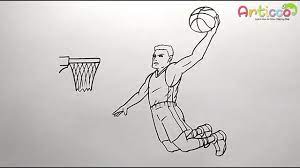 Cool basketball pictures to draw. How To Draw Basketball Player Shooting Step By Step Youtube