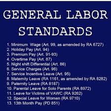 Philippine Labor Laws Labor Law Law Works Law School