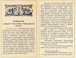 Nemzetközi eucharisztikus kongresszus (nek) missziós keresztjét. Pecsi Egyhazmegyei Leveltar Nemzetkozi Eucharisztikus Kongresszus 1938 2021 2