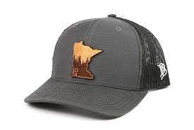 The Sota Trucker Hat Minnesota Leather Patch Branded Bills Leather Patches Hats Trucker