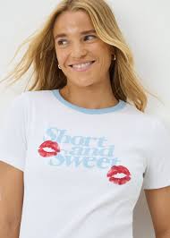 Sabrina Carpenter White Short & Sweet T Shirt