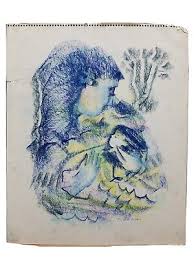 Robert Ubhaus (American 20th Cent) Original Signed Pastel Mother & Child Cubism | eBay