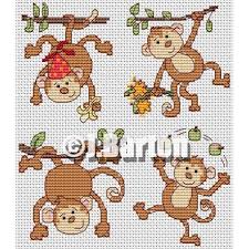 Download floral, alphabet and many more fun cross stitch patterns for free on dmc.com! Monkey Business Cross Stitch Chart Download Each Animal 2 3 Cross Stitch Baby Cross Stitch Counted Cross Stitch Patterns Free