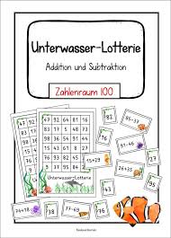 Spielgeld zum ausdrucken download auf freeware.de. Unterwasser Lotterie Addition Und Subtraktion Im Zahlenraum 100 Unterrichtsmaterial Im Fach Mathematik Addition Und Subtraktion Zehner Und Einer Zahlenraum