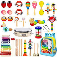 Aokiwo kids musical instruments multipack. Amazon Com Aokiwo Kids Musical Instruments 33 Pcs 20 Types Wooden Instruments Tambourine Xyl Kids Musical Instruments Toy Musical Instruments Toy Instruments