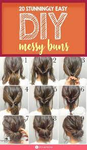20 Stunningly Easy Diy Messy Buns Diy Hair Bun Long Hair Styles Bun Hairstyles For Long Hair