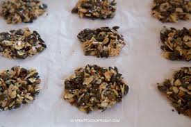 40g of knife rice bran oil, 60g of sifted icing sugar, 3 eggs, 1.5 teaspoon of vanilla . Easy Flourless Almond And Seeds Florentines Chinese New Year