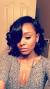 Short Side Part Curls