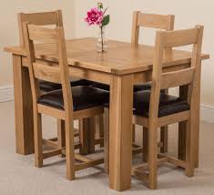 Hampton Extending Solid Oak Dining Table And 4 Oak And Brown Leather Chairs Solid Oak Dining Table Dining Table Oak Dining Table