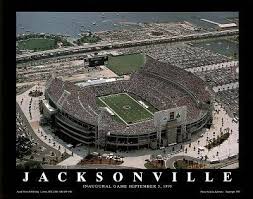 Prior to the 2018 season the jaguars announced the stadium would be renamed tiaa bank field. Jacksonville Jaguars Alltell Stadium Inaugural Game Sept 3 C 1995 Prints Scott Schwartz Allposters Com