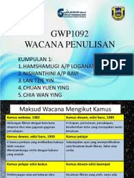 Sesuatu yg dikerjakan (dilakukan, dibuat), perbuatan: Maksud Wacana Mengikut Kamus