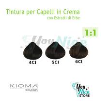 I colori dei coloranti sono identificati da numeri, essenziali per definire. Socap Kioma Tintura Crema Colorante Tinta Capelli Tubo 100ml Younicestore