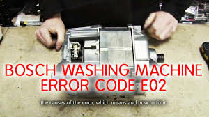Finding your suitable readers for bosch nexxt 500 series washer and dryer is not easy. Bosch Washer Error Code E02 Causes How Fix Problem