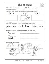 Oa words using look, say, cover, write, check, spelling games, spelling tests and printable you can practise spelling the long o sound by working through this list of oa words. Worksheets Word Lists And Activities Greatschools Phonics Worksheets Free Phonics Jolly Phonics