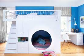 Surfer dudes and dudettes will love bringing this camper van bunk bed into their children's room and will have their friends queuing. 10 Modern Kids Rooms With Not Your Average Bunk Beds Modern Bunk Beds Cool Loft Beds Modern Kids Room