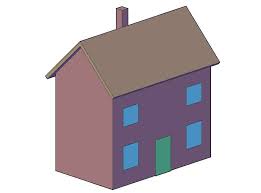 Design provided by dream form from kerala. 3d Autocad Drawing Of Sloping Roof House Design With Rendered Cad File Cadbull