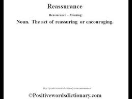 نتیجه جستجوی لغت [reassurance] در گوگل