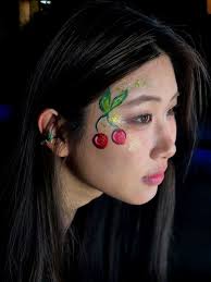 Cherry with Face Art