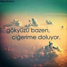 Gokyuzu Bazen Cigerime Doluyor Ve Ben Senin Gulunce Kaybolan Gozlerini Sevdim Sen Yuzune Surgun Oldugum Kadin Karanlik H Instagram Instagram Posts Quotes