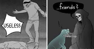 Be it naruto's nobility, goku's gallancy, or light's lankiness, there is something about each of them that swoops men and women alike off their feet. Artist Who Made People Cry With Her Good Boy Comics Just Released A New One About A Dog Says It Was Painful To Draw Bored Panda