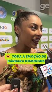 Depois da apresentação na estreia do Mundial de ginástica rítmica, Barbara  Domingos se emocionou ao falar do suporte da família durante a competição.,  #GinasticaRitmica #esporte