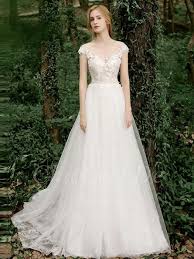 Unsere auswahl an schlichten braut oberteilen ist sehr gross. Brautkleid Vintage Prinzessin Lang Tull Spitze Blumen Transparentes Oberteil