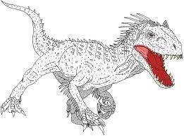 Strong Indominus Rex Coloring Picture Super Coloring Pages Minion Coloring Pages Bear Coloring Pages