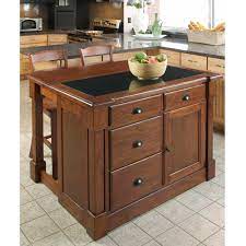 Not only as a practical area where a family is making their food, kitchen often become the most memorable place at home. Home Styles Aspen Kitchen Island With Hidden Drop Leaf Support And Granite Top Walmart Com Walmart Com
