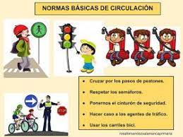 Maestra De Primaria Normas Basicas De Circulacion Senales De Trafico Normas De Peatones E Educacion Vial Seguridad Vial Educacion Educacion Vial Para Ninos