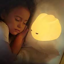 Cute Night Light Recarregável Dimming Pat Light Baby Sleep B