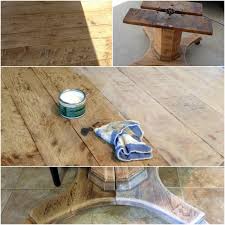 You Guys I Am In Love With The New Look For My Kitchen Table In Love I Ended Up Using Briwax Liming Wax Thanks To The Bleached Wood Staining Wood Wood