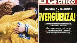 Te acuerdas de este dia pelusa hijueputica ??? Cinco Anecdotas Del Humillante 5 A 0 De Colombia A Argentina El Comercio Peru
