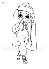Surprise hairvibes doll peanut buttah coloring page. Lol Omg Coloring Pages Free Printable New Popular Dolls