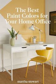 Choosing a paint color for an office can be a challenge. The Best Paint Colors For Your Home Office Home Office Paint Ideas Best Office Colors Office Wall Colors