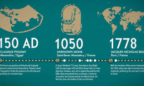 The ebstorf map of the world, 1234. Infographic The Shape Of The World According To Ancient Maps