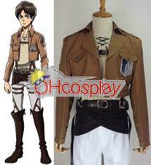 Attack On Titan Costumes Shingeki No Kyojin Eren Jaeger Survey Crops Cosplay Costume Attack On Titan Costume Cosplay Costumes Costume Stores