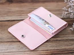 Nordstrom ruby pebbled leather cardholder. Brown Leather Minimalist Wallet For Women And Men Small Card Etsy Wallets For Women Minimalist Wallets Women Small Leather Wallet