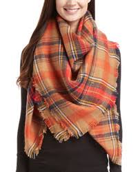 Get it as soon as fri, jul 9. Orange Plaid Blanket Scarf 50 Zulily Lookastic