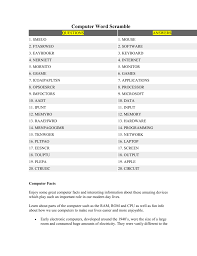 Word scramble puzzles can also be found in the sunday paper, relying on the solver's ability to recognize and transpose letters appropriately to when you match these jumbled word answers up against an actual dictionary (as we do in our word scramble solver), only a handful actually match. Computer Word Scramble Answers