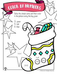 2nd grade math coloring pages printable. Free Printable Christmas Math Worksheets Pre K 1st Grade 2nd Grade Woo Jr Kids Activities