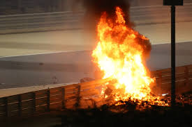 If you've been enjoying formula one this season then you'll know that the elements that have long made the sport. Haas Driver Grosjean Escapes Horrific Crash At F1 Bahrain Gp Daily Sabah