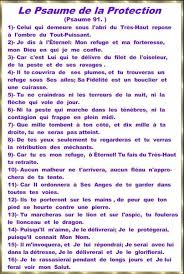 Sujet Priere Pour S Armer Contre Les Assauts Du Demon Ou Du Mal En 2020 Psaume 91 Psaumes Priere